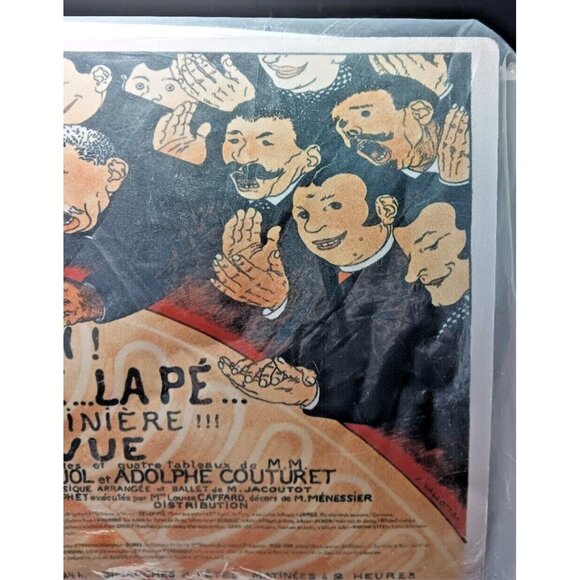 VTG Ah La Pe Lape Revue French Concert Poster print Mousepad - Picture 2 of 5